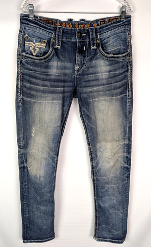 Rock revival xenos blue denim - rock,