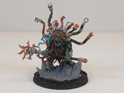 Weirdboy painted orks - weirdboy, xenos
